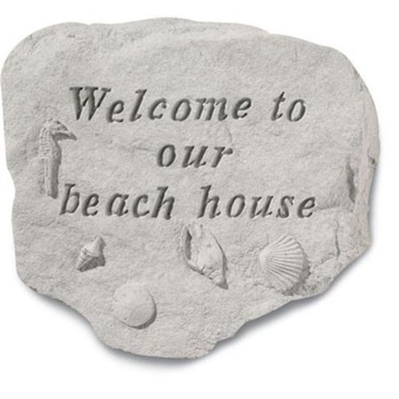 KAY BERRY INC Kay Berry- Inc. 95240 Welcome To Our Beach House - Garden Accent - 11 Inches x 10 Inches 95240